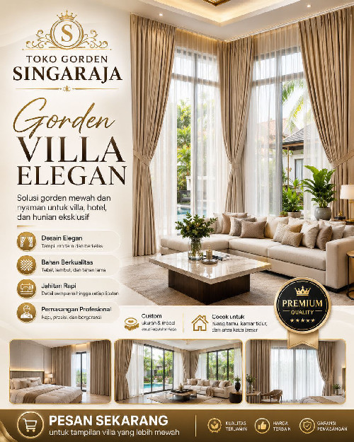 Jual Gorden Blackout di Singaraja Bali