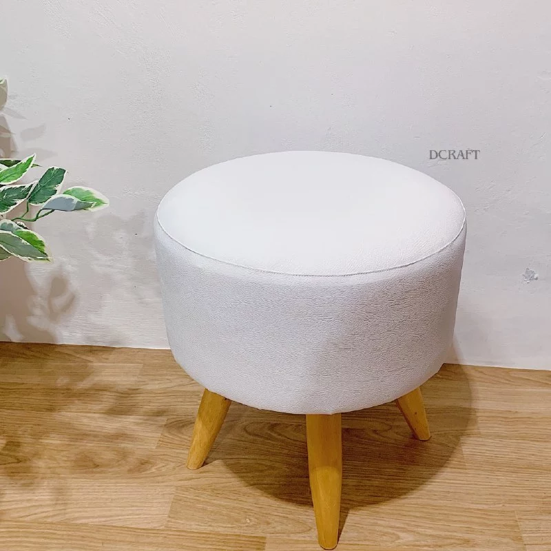 Sofa Stool Bulat Kain Amadeus